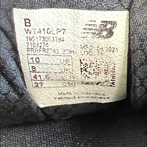 New Balance Trail 410v7 Navy Blue Sneakers WT410LP7 Womens Size 10 - Picture 11 of 14